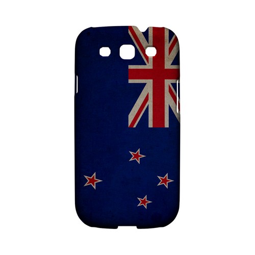Grunge New Zealand Geeks Designer Line Flag Series Matte Hard Case for Samsung Galaxy S3
