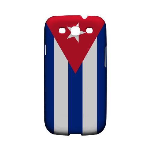 Cuba Geeks Designer Line Flag Series Matte Hard Case for Samsung Galaxy S3