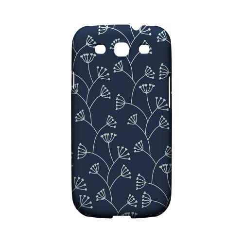 Simple Blue - Geeks Designer Line Floral Series Matte Case for Samsung Galaxy S3