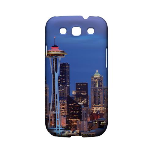Seattle - Geeks Designer Line City Series Matte Case for Samsung Galaxy S3