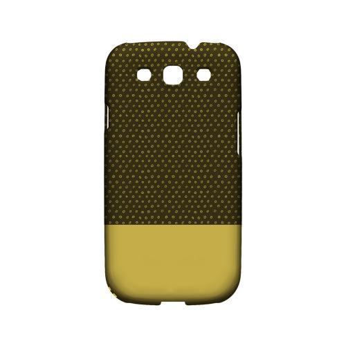 Little Circle Dots Lemon Zest - Geeks Designer Line Pantone Color Series Matte Case for Samsung Galaxy S3