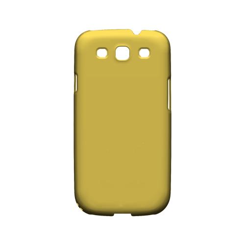 S13 Pantone Lemon Zest - Geeks Designer Line Pantone Color Series Matte Case for Samsung Galaxy S3