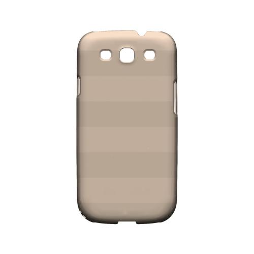 Stripes Linen - Geeks Designer Line Pantone Color Series Matte Case for Samsung Galaxy S3