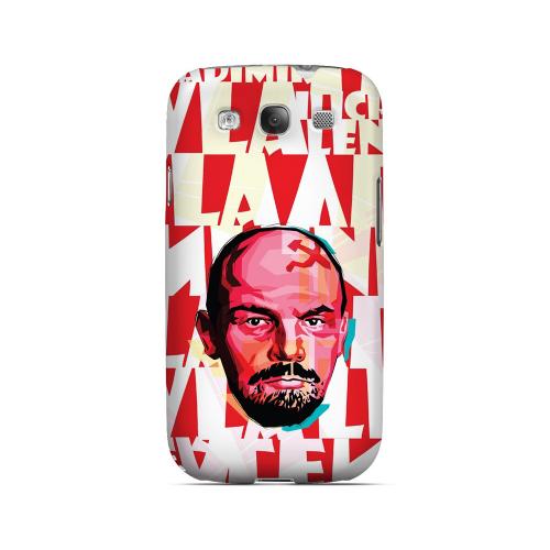 Lenin Complex on Red - Geeks Designer Line Revolutionary Series Matte Case for Samsung Galaxy S3