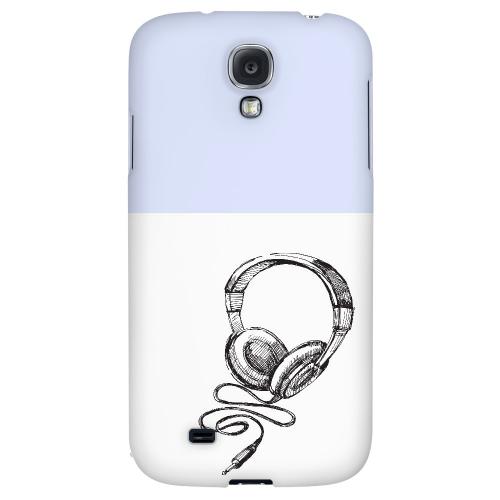 Head Bobbing Faint Blue - Geeks Designer Line Music Series Hard Back Case for Samsung Galaxy S4 Head Bobbing Faint Blue - Geeks Designer Line Music Series Hard Back Case for Samsung Galaxy S4