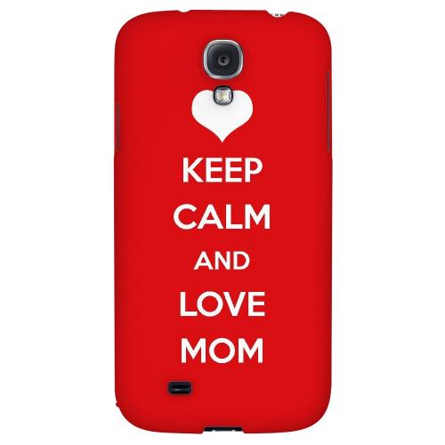 Love Mom - Geeks Designer Line Mom Series Hard Back Case for Samsung Galaxy S4