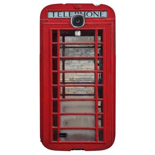 English Telephone Booth - Geeks Designer Line Humor Series Hard Back Case for Samsung Galaxy S4