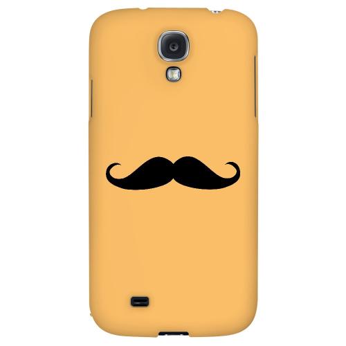 Mustache Orange - Geeks Designer Line Humor Series Hard Back Case for Samsung Galaxy S4