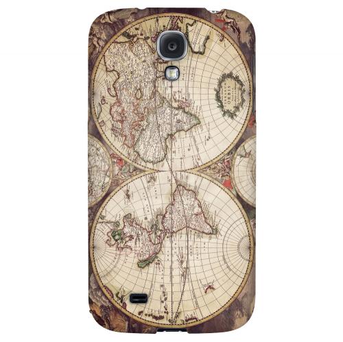 Terrarum Orbis - Geeks Designer Line Map Series Hard Back Case for Samsung Galaxy S4