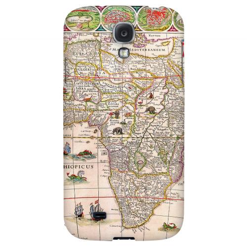 Map of Africae - Geeks Designer Line Map Series Hard Back Case for Samsung Galaxy S4 Map of Africae - Geeks Designer Line Map Series Hard Back Case for Samsung Galaxy S4