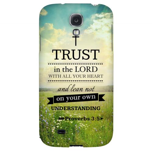 Proverbs 3:5 - Geeks Designer Line Bible Series Hard Back Case for Samsung Galaxy S4