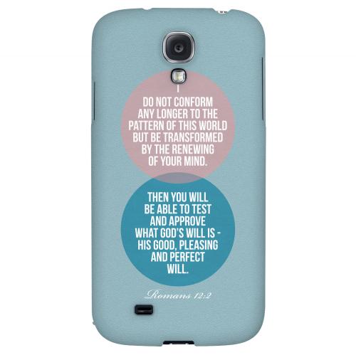 Romans 12:2 - Geeks Designer Line Bible Series Hard Back Case for Samsung Galaxy S4