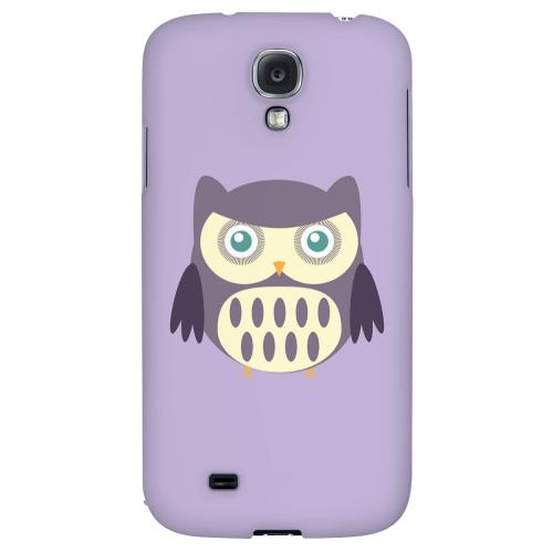 Chubby Purple Owl - Geeks Designer Line Owl Series Hard Back Case for Samsung Galaxy S4 Chubby Purple Owl - Geeks Designer Line Owl Series Hard Back Case for Samsung Galaxy S4
