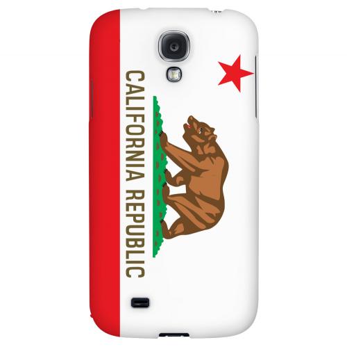 California - Geeks Designer Line Flag Series Hard Back Case for Samsung Galaxy S4