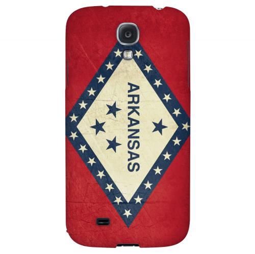 Grunge Arkansas - Geeks Designer Line Flag Series Hard Case for Samsung Galaxy S4