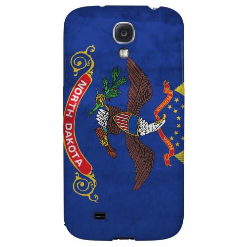 Grunge North Dakota - Geeks Designer Line Flag Series Hard Case for Samsung Galaxy S4