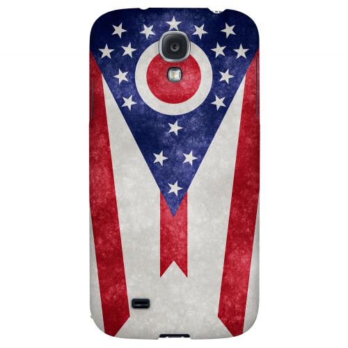 Grunge Ohio - Geeks Designer Line Flag Series Hard Case for Samsung Galaxy S4