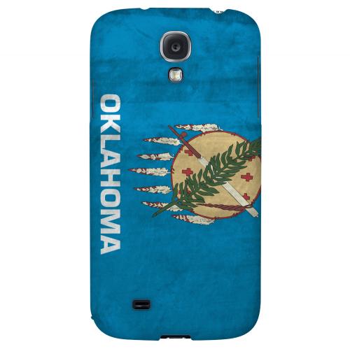 Grunge Oklahoma - Geeks Designer Line Flag Series Hard Case for Samsung Galaxy S4