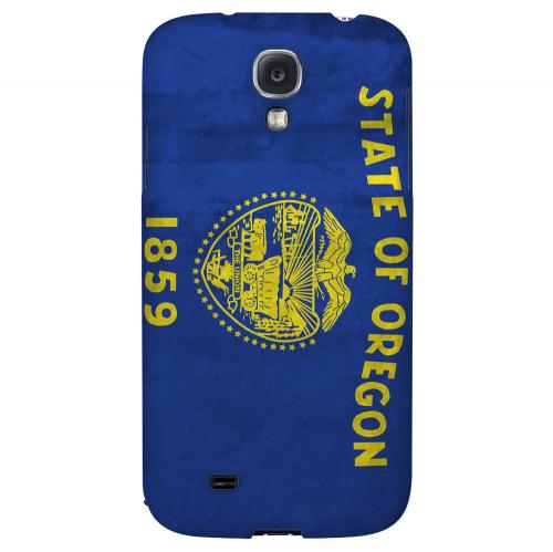 Grunge Oregon - Geeks Designer Line Flag Series Hard Case for Samsung Galaxy S4