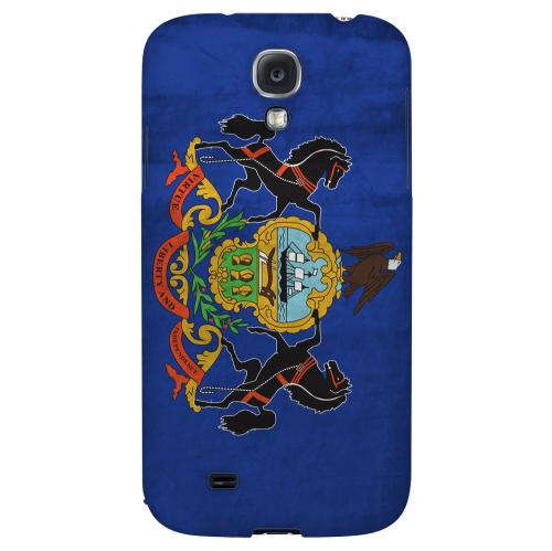 Grunge Pennsylvania - Geeks Designer Line Flag Series Hard Case for Samsung Galaxy S4