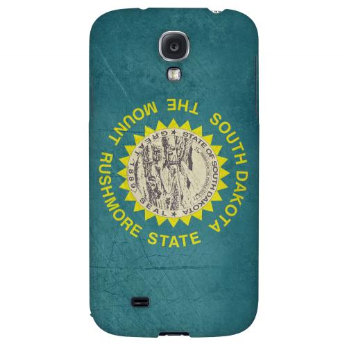 Grunge South Dakota - Geeks Designer Line Flag Series Hard Case for Samsung Galaxy S4