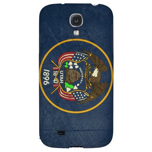 Grunge Utah - Geeks Designer Line Flag Series Hard Case for Samsung Galaxy S4