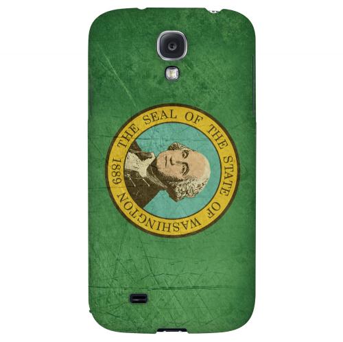 Grunge Washington - Geeks Designer Line Flag Series Hard Case for Samsung Galaxy S4