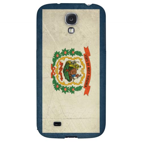 Grunge West Virginia - Geeks Designer Line Flag Series Hard Case for Samsung Galaxy S4