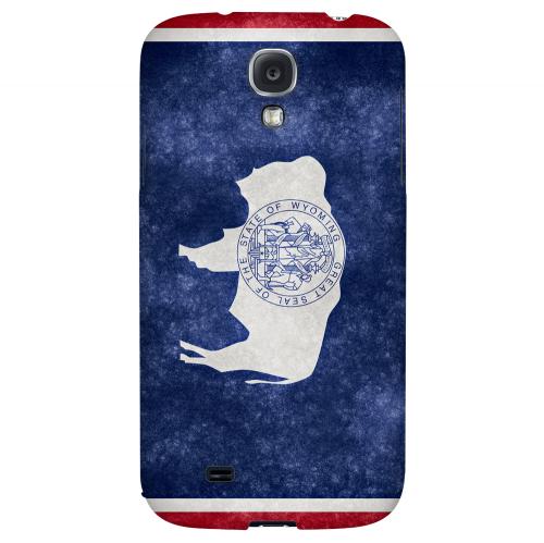 Grunge Wyoming - Geeks Designer Line Flag Series Hard Case for Samsung Galaxy S4