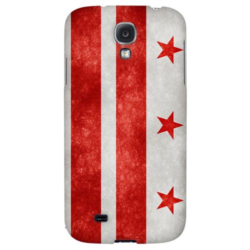Grunge Washington, D.C. - Geeks Designer Line Flag Series Hard Case for Samsung Galaxy S4