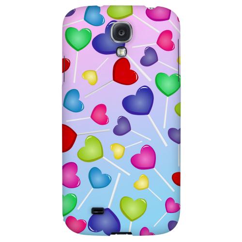 Assorted Heart Lollipops - Geeks Designer Line Candy Series Hard Back Case for Samsung Galaxy S4