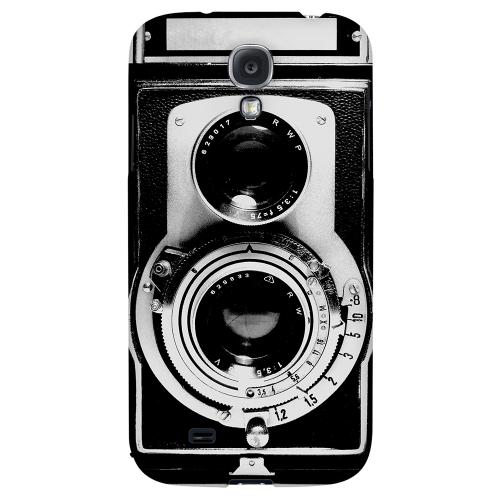 Black Film Noir Camera - Geeks Designer Line Retro Series Hard Back Case for Samsung Galaxy S4