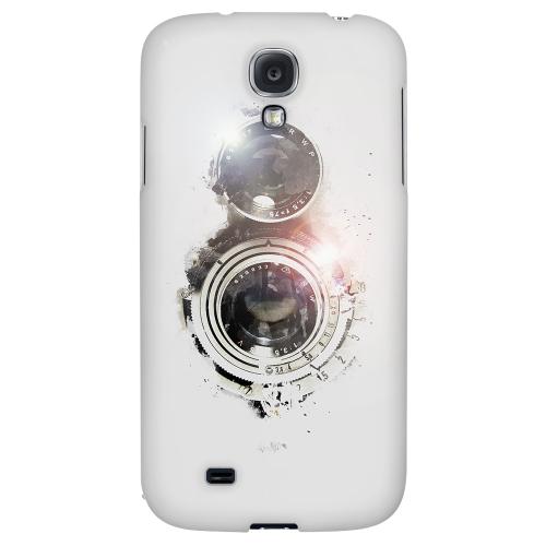 White Lens Flare - Geeks Designer Line Retro Series Hard Back Case for Samsung Galaxy S4