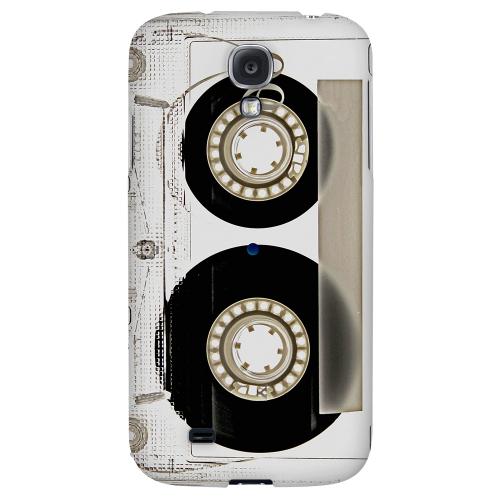 Clear Cassette - Geeks Designer Line Retro Series Hard Back Case for Samsung Galaxy S4