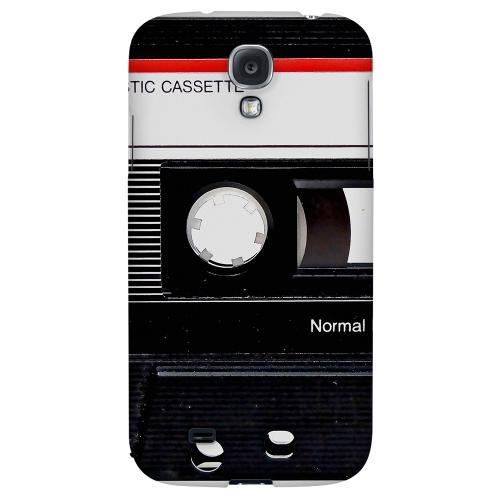 Black Cassette Close Up - Geeks Designer Line Retro Series Hard Back Case for Samsung Galaxy S4 Black Cassette Close Up - Geeks Designer Line Retro Series Hard Back Case for Samsung Galaxy S4