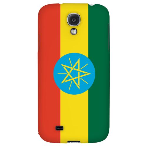 Ethiopia - Geeks Designer Line Flag Series Hard Back Case for Samsung Galaxy S4