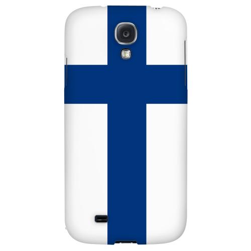 Finland - Geeks Designer Line Flag Series Hard Back Case for Samsung Galaxy S4