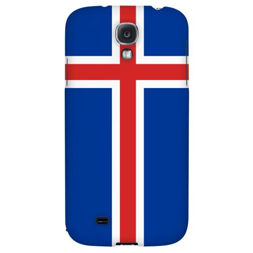 Iceland - Geeks Designer Line Flag Series Hard Back Case for Samsung Galaxy S4