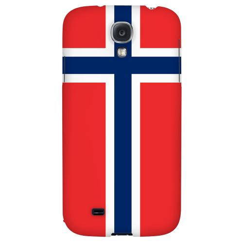 Norway - Geeks Designer Line Flag Series Hard Back Case for Samsung Galaxy S4