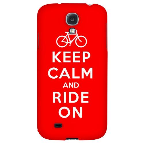 Red Ride On - Geeks Designer Line Keep Calm Series Hard Back Case for Samsung Galaxy S4 Red Ride On - Geeks Designer Line Keep Calm Series Hard Back Case for Samsung Galaxy S4
