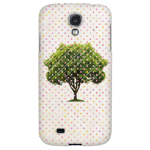 Tree - Geeks Designer Line Polka Dot Series Hard Back Case for Samsung Galaxy S4