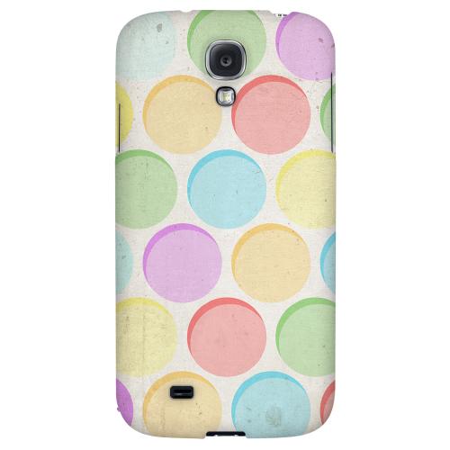 Grungy & Rainbow - Geeks Designer Line Polka Dot Series Hard Back Case for Samsung Galaxy S4