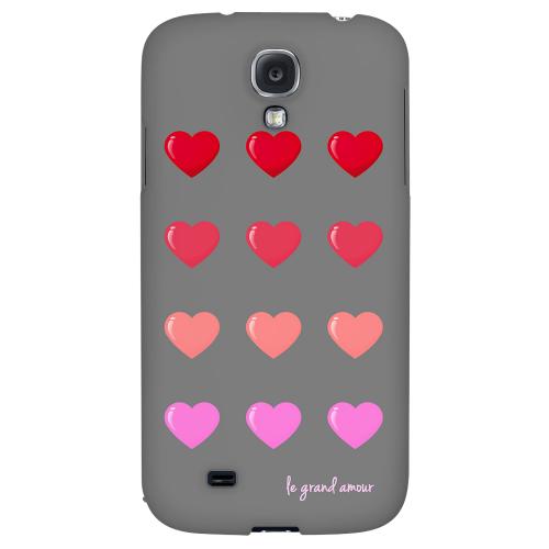 Le Grand Amour - Geeks Designer Line Heart Series Hard Back Case for Samsung Galaxy S4