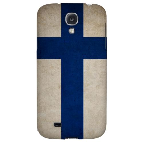 Grunge Finland - Geeks Designer Line Flag Series Hard Back Case for Samsung Galaxy S4 Grunge Finland - Geeks Designer Line Flag Series Hard Back Case for Samsung Galaxy S4