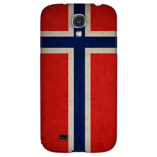 Grunge Norway - Geeks Designer Line Flag Series Hard Back Case for Samsung Galaxy S4 Grunge Norway - Geeks Designer Line Flag Series Hard Back Case for Samsung Galaxy S4