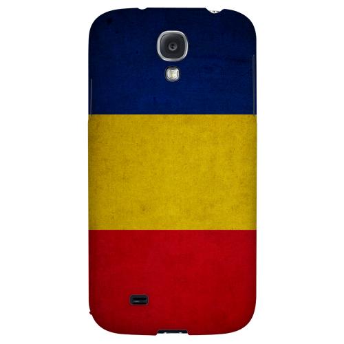 Grunge Romania - Geeks Designer Line Flag Series Hard Back Case for Samsung Galaxy S4 Grunge Romania - Geeks Designer Line Flag Series Hard Back Case for Samsung Galaxy S4