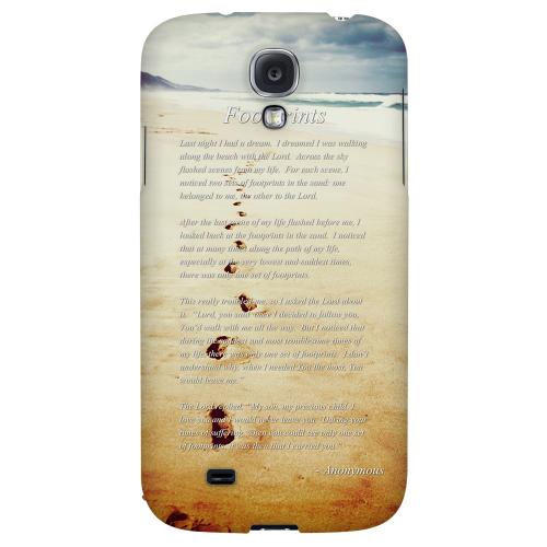 Footprints - Geeks Designer Line Beach Series Hard Back Case for Samsung Galaxy S4