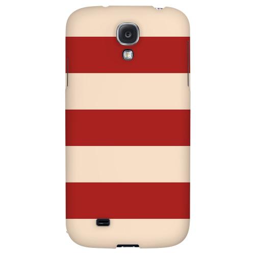 Linen Poppy Red - Geeks Designer Line Stripe Series Hard Back Case for Samsung Galaxy S4 Linen Poppy Red - Geeks Designer Line Stripe Series Hard Back Case for Samsung Galaxy S4