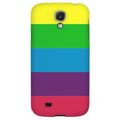 Rainbow Candy Stripes - Geeks Designer Line Stripe Series Hard Back Case for Samsung Galaxy S4 Rainbow Candy Stripes - Geeks Designer Line Stripe Series Hard Back Case for Samsung Galaxy S4