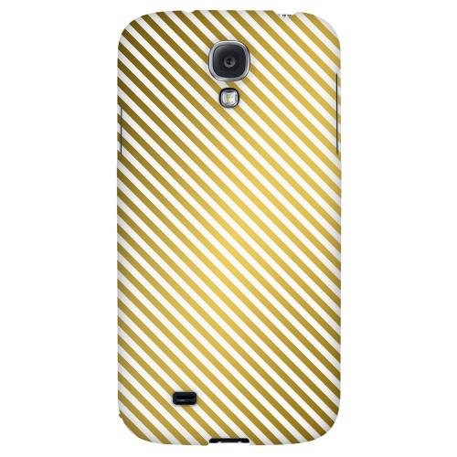 Thin Golden Diagonal - Geeks Designer Line Stripe Series Hard Back Case for Samsung Galaxy S4 Thin Golden Diagonal - Geeks Designer Line Stripe Series Hard Back Case for Samsung Galaxy S4